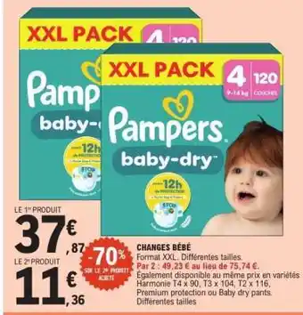 E.Leclerc Pampers Baby-Dry offre