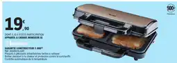 E.Leclerc APPAREIL À CROQUE MONSIEUR XL offre