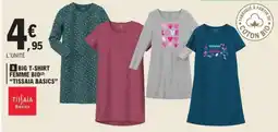 E.Leclerc BIG T-SHIRT FEMME BIO offre