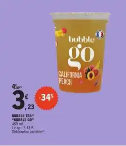 E.Leclerc BUBBLE TEA “BUBBLE GO” offre