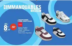 E.Leclerc Sneakers Homme, Femme, Enfant ou Bébé offre