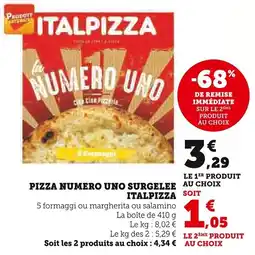 Super U Pizza numero uno surgelee italpizza offre