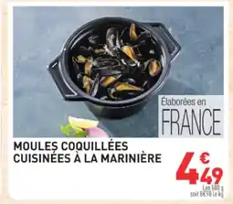 Grand Frais Moules coquillées cuisinées à la marinière offre