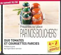 Grand Frais Duo tomates et courgettes farcies offre