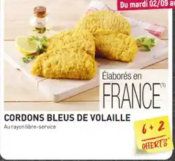 Grand Frais Cordons bleus de volaille offre