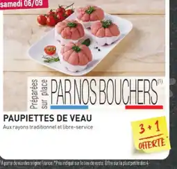 Grand Frais Paupiettes de veau offre