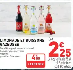 Grand Frais Limonade et boissons gazeuses offre