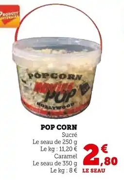 Super U Pop corn offre