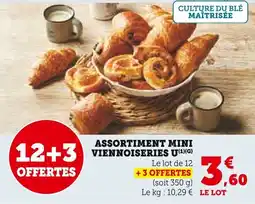 Super U Assortiment mini u viennoiseries u offre
