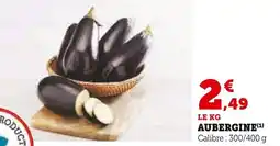 Super U Aubergine offre