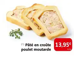 Colruyt Pâté en croûte poulet moutarde offre