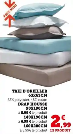 Super U Taie d'oreiller offre