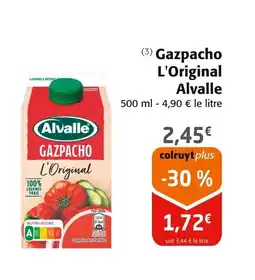 Colruyt ALVALLE Gazpacho L'Original offre
