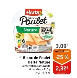Colruyt HERTA Blanc de Poulet offre