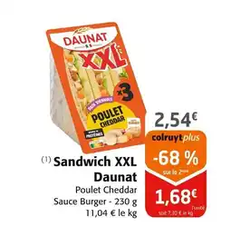 Colruyt DAUNAT Sandwich XXL offre