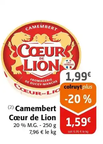 Colruyt COEUR DE LION Camembert offre