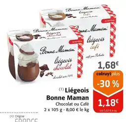 Colruyt BONNE MAMAN Liégeois offre