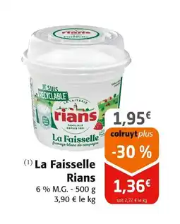 Colruyt RIANS La Faisselle offre