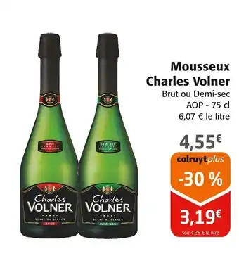 Colruyt CHARLES VOLNER Mousseux offre