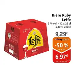 Colruyt LEFFE Bière Ruby offre