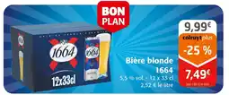 Colruyt 1664 Bière blonde offre
