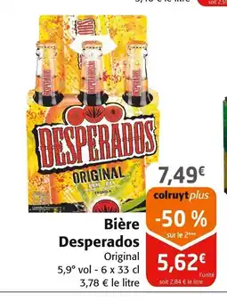 Colruyt DESPERADOS Bière offre