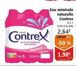 Colruyt CONTREX Eau minérale naturelle offre