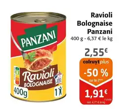 Colruyt PANZANI Ravioli Bolognaise offre
