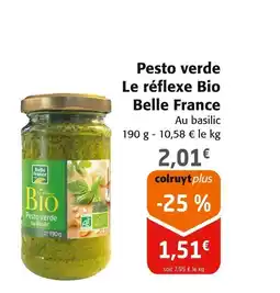 Colruyt BELLE FRANCE Pesto verde Le réflexe Bio offre