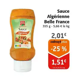 Colruyt BELLE FRANCE Sauce Algérienne offre