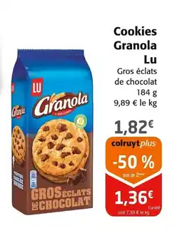 Colruyt LU Cookies Granola offre