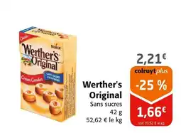 Colruyt WERTHER'S Original offre