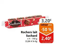 Colruyt SUCHARD Rochers lait offre