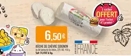 Match SOIGNON Bûche de chèvre offre