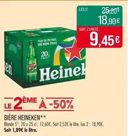 Match HEINEKEN Bière offre