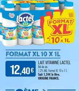 Match LACTEL Lait vitaminé offre