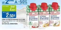Match ELLE & VIRE Crème entière de Normandie offre