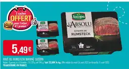 Match SOCOPA Pavé de rumsteck mariné offre