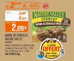 Match NATURE VALLEY Barre de céréales offre