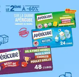 Match APÉRICUBE LE 2ÈME À -60% SUR LA GAMME APÉRICUBE offre