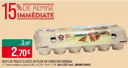 Match CARREFOUR ORIGINAL 12 oeufs frais offre