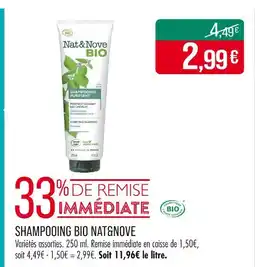 Match Nat&Nove Shampooing bio offre