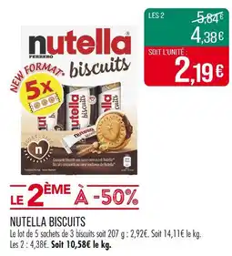 Match Nutella Biscuits offre