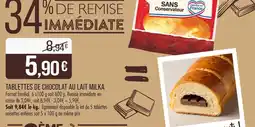 Match MILKA Tablettes de chocolat au lait offre