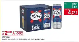 Match 1664 Bière blonde offre