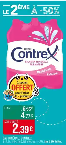 Match CONTREX Eau minérale offre