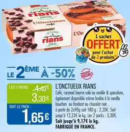 Match RIANS L'onctueux offre