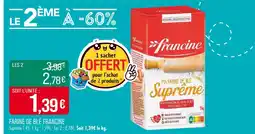 Match FRANCINE FARINE DE BLÉ offre
