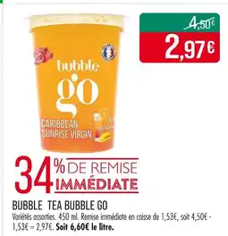 Match Bubble Go Bubble tea bubble go offre