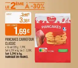 Match CARREFOUR CLASSIC Pancakes offre